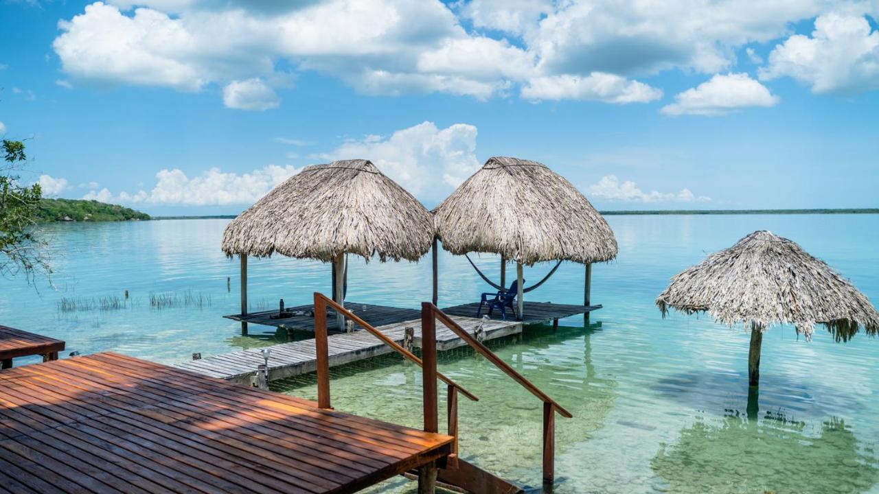 Agave-Blue Hotel Bacalar Kültér fotó