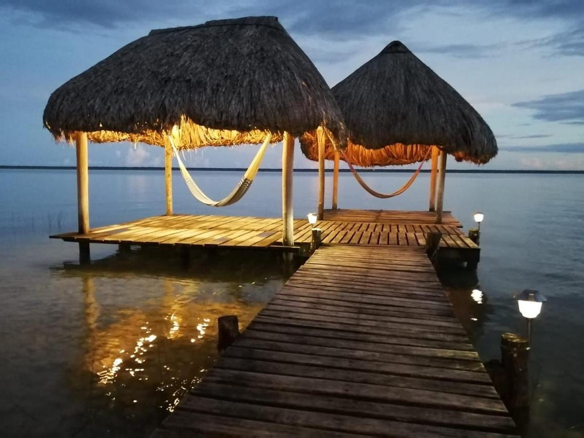 Agave-Blue Hotel Bacalar Kültér fotó